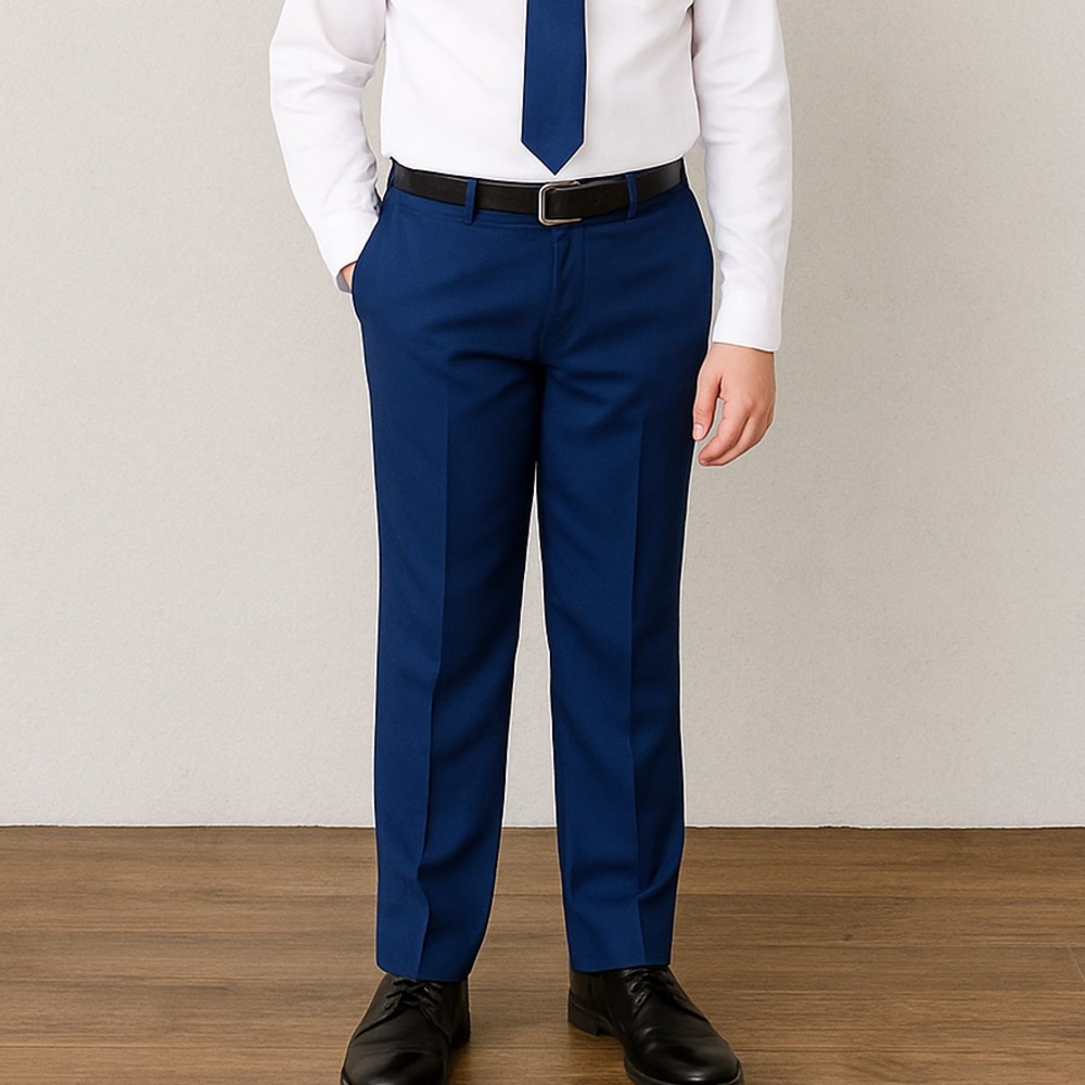 NWOT Calvin Klein Blue Suit Pants Boys | Size 20 Reg.